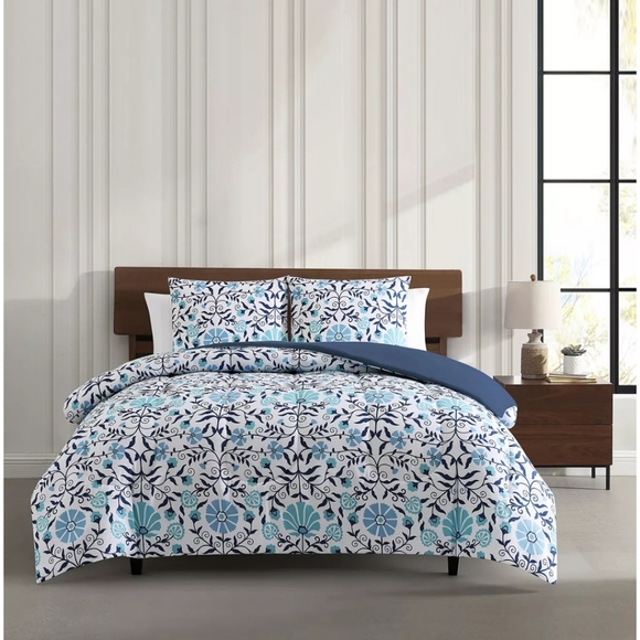 New Keeko Sable 3pc Reversible Comforter Set King